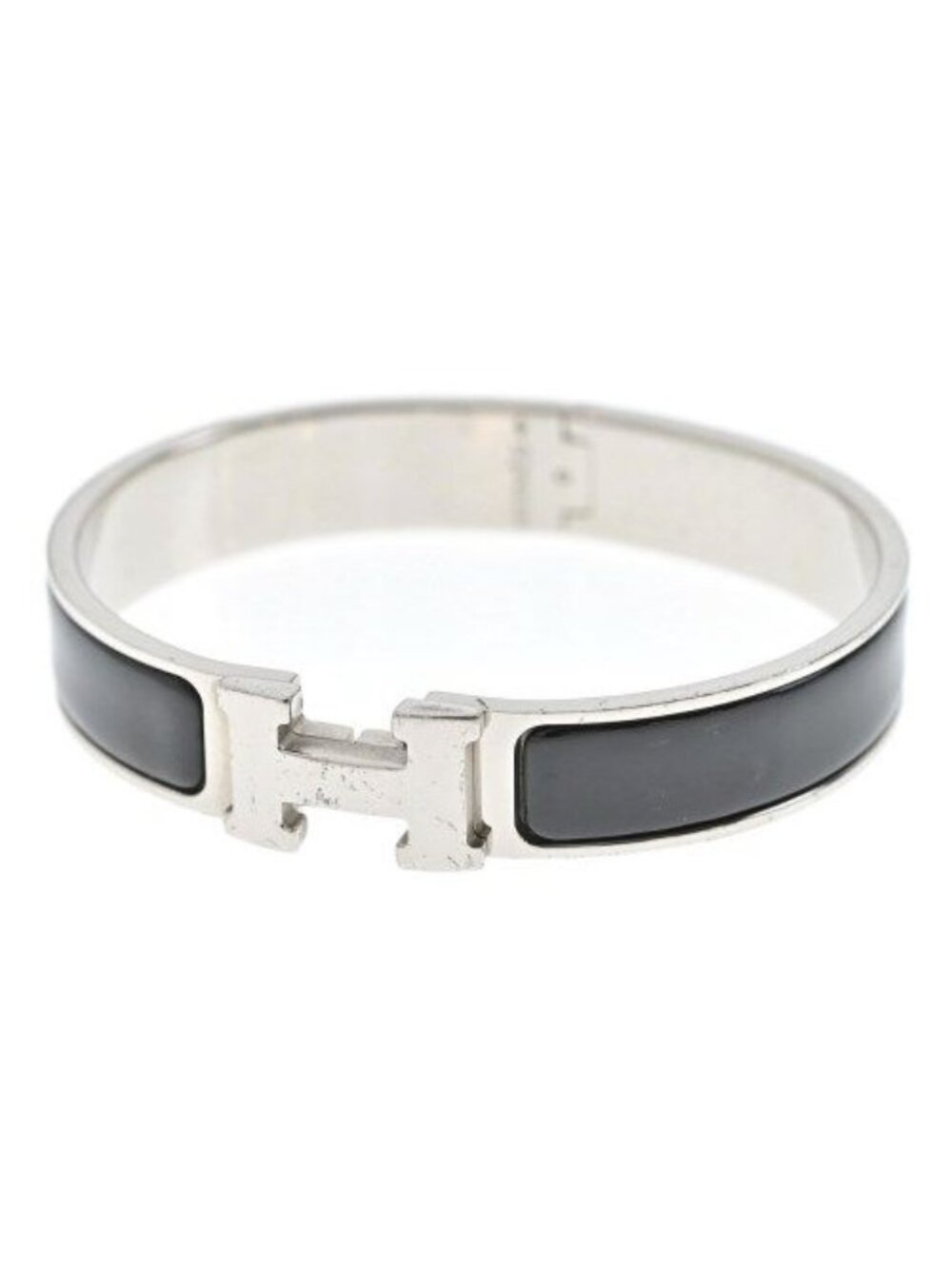Hermes Bracelet Bangle Silver